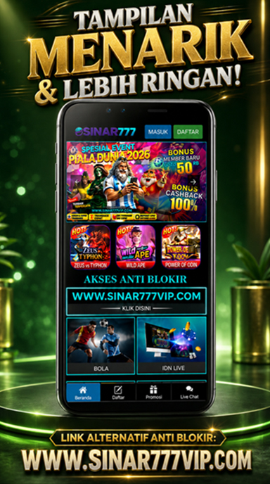 sinar777 link anti blokir